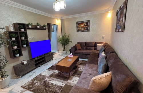 As-Sayidah Zaynab Apartment | Luxurious 3BR/3BA Apartment in Downtown Cairo: Wi-Fi, AC, Parking, and City View