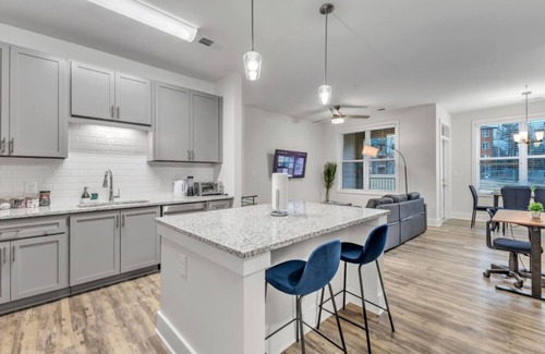 Hayes Apartment | Luxurious 3BR King Suite—Mins to Downtown Durham!