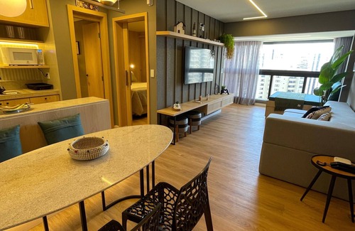 Mucuripe Apartment | Luxurious apartment in marvelous Beira mar Fortaleza with AC, WiFi and Sea view
