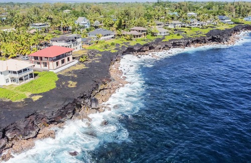 Kapoho Villa | Luxurious Blue Horizon Villa near Hilo, entire villa