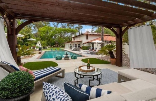 Rancho Santa Fe House | Luxurious Family Fun Spanish Revival Paradise ~ San Diego Rancho Santa Fe Estate