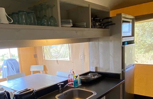 Les Clos Landais Cabin | Luxurious Glamping Tent with Panoramic Sea Views - sleeps 6!
