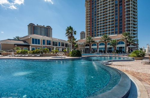 Pensacola Beach Condo | Luxurious Portofino Resort Condo, Panoramic Ocean Views, 8 Pools, Steps From The Beach!