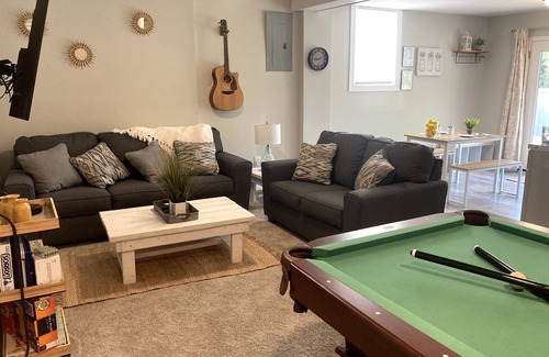Hermitage Apartment | Luxurious Private Suite with King-Sized Bed, Patio, and Massage Chair!
