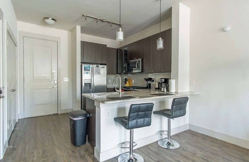 Richardson Apartment | Luxurious Retreat: 1-Bedroom King Suite w/Ameniti