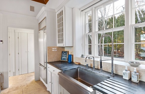 Camden House | Luxurious Rockport Harbor Oceanfront Home With Private Sandy Beach and Dock