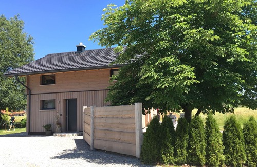 Aitrang House | Luxurious solid-wood house with pool and sauna for 4 people in Allgäu