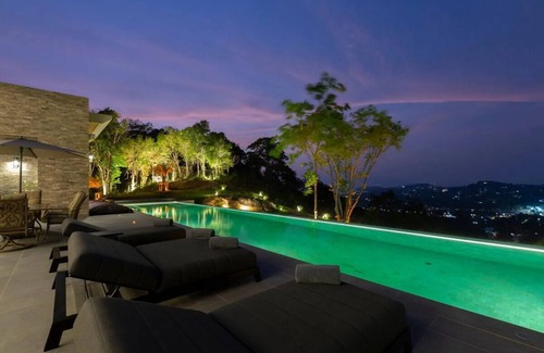 Plai Laem Villa | Luxurious 4-bedroom villa in Plai Laem Soi 8 with infinity pool and 360-degree sea views