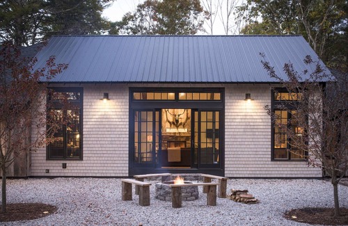East Madison House | Luxurious Vacation Retreat with Private Lake & Resort Amenities