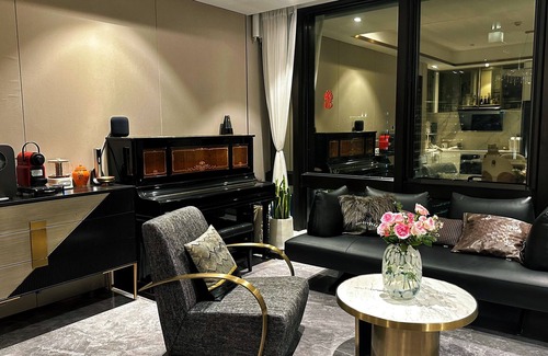Pudong Condo | Luxury 1-bedroom condo in riverside heart downtown East Bund Pudong Shanghai