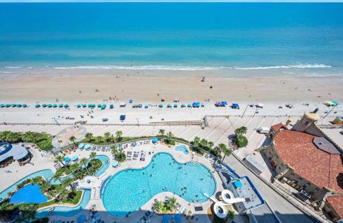 Brush - Stewarts House | Luxury 17th Floor 1 BR Condo Direct Oceanfront Wyndham Ocean Walk Resort Daytona Beach | 1708