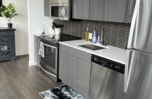 Downtown Winnipeg Apartment | Luxury 2 bed 2 bath across jets arena 16th floor with amazing view