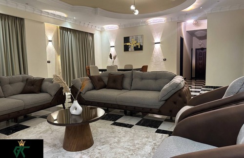 Zawiyya Al-Hamra Apartment | Luxury 2-bedroom apartment in fabulous NEW Cairo with WiFi, AC -BC Residence