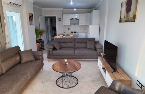 Akbuk Apartment | Luxury 2 Bedrooms Beachfront Apartments on the Sunny Turkish Riviera-C2 Ground