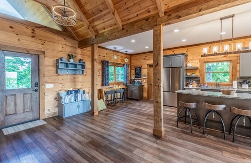 Bryson City Apartment | Luxury 3 2 5 Cabin Lake Views Theatre Gameroom