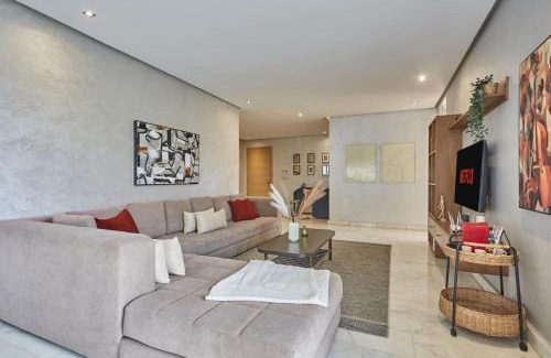 Bouskoura Apartment | Luxury 3 Bedroom Getaway in Bouskouras Finest