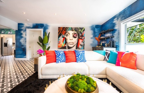 Lauderdale Beach House | LUXURY 4 BD BEACH HOME- 500 Feet to Beach, Heated Saltwater Pool w/Waterfall