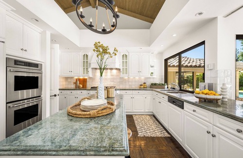 North Tustin House | Luxury 5-bedroom OC estate with US Open surface tennis court near Disneyland