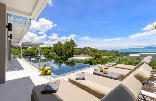 Bophut Hills Villa | Luxury 5 Bedroom Modern Villa! KBR17