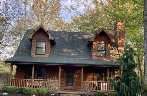 Saugatuck Cabin | Luxury 5-star Cabin-Perfect family/couples retreat. Walkable lake/heated pool!