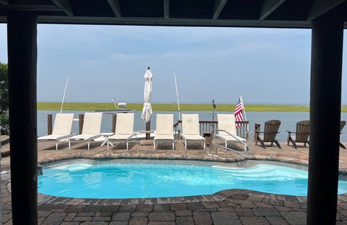 High Bar Harbor House | Luxury 6 bedroom bayfront home: pool, sleeps 14n Aug. 15 - Labor Day: Discounted
