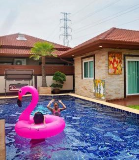 Nong Prue Villa | Luxury 6BHK Villa with Private Pool in Pattaya by - OzyStays