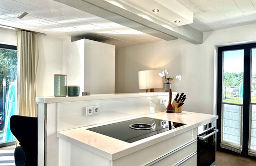 Prora Apartment | Luxury accommodation Dünenloft 7 in Prora Düne 7 with private sauna and fireplace