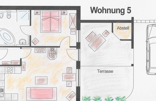 Rhoden Apartment | Luxury apartment with its own whirlpool & fireplace / use of the wellness area incl.