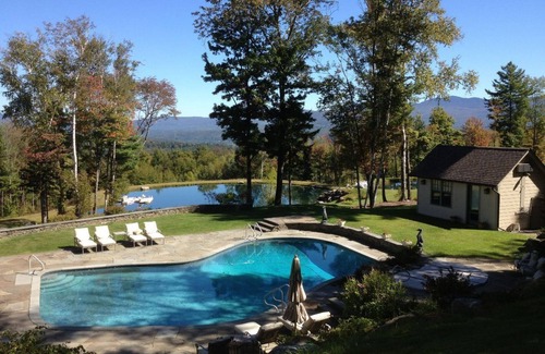 Stowe Area Apartment | Luxury Apartment on Private Estate w/Pool/Ponds-Heart of XCntry/Mtn Bike Trails