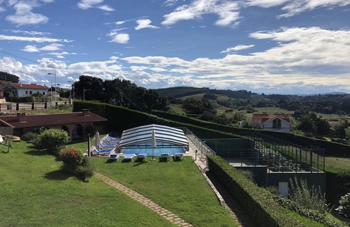 Mogro Apartment | Luxury apartment with swimming-pool and tennis court. Beach 600m.