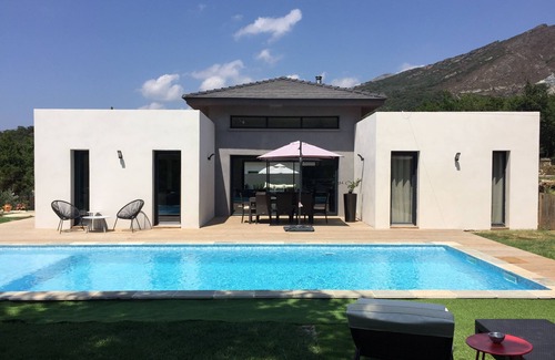 Barbaggio House | Luxury architect villa, car and boat 5km from St Florent