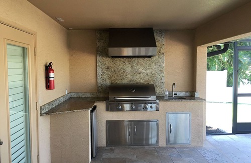 Fort Myers House | Luxury, Award-Winning Pool, All-Day Sun, Dock, Tiki Hut, Wheelchair Accessible