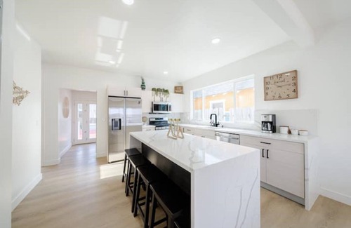 Hermosa Beach House | Luxury Beach Bungalow with Hot Tub - Steps to Sand and Pier