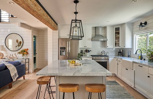 Oxnard Dunes House | Luxury Beach House, Hot Tub, Fire pit, Roof Deck