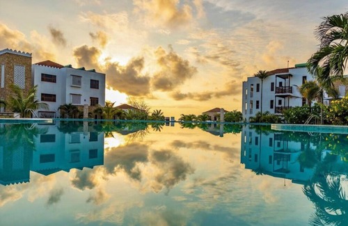 Mombasa Apartment | luxury beachfront is directly on white sandy beach giving fresh air