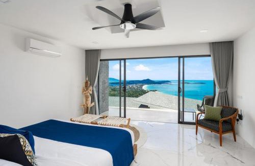 Lamai Villa | Luxury Blue Coco Sea View Villa - 4x4 SUV included
