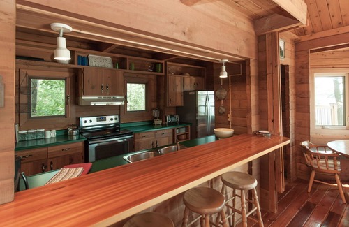 Pointe au Baril Cabin | Luxury Cabin Atop A 1.3 Acre Private Island - Sun, Ski, Kayak, Sail, Read, Relax