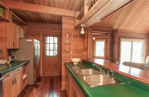 Pointe au Baril Cabin | Luxury Cabin Atop A 1.3 Acre Private Island - Sun, Ski, Kayak, Sail, Read, Relax