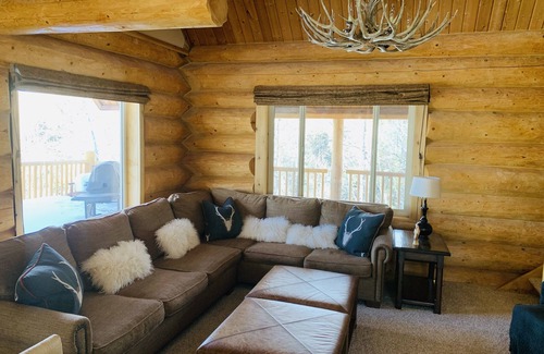 Timber Lakes Cabin | Luxury cabin on wooded lot w/bonus tiny house