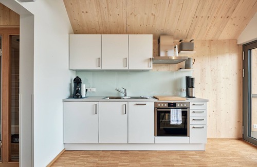 Bad Saulgau House | Luxury chalet with whirlpool no. 7, single house, 60sqm, 2 bedrooms, indoor infrared cabin, max. 4 persons
