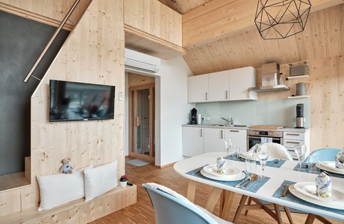 Bad Saulgau House | Luxury chalet with whirlpool, no. 7a, semi-detached house, 60sqm, 2 bedrooms, indoor infrared cabin, max. 4 persons