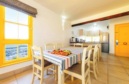 Mykonos Apartment | Luxury Coastal Escape | Patio | Pool