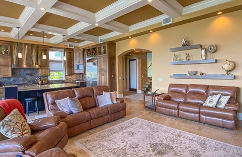 Clewiston House | Luxury Construction, Heated Pool on Canal, 3 Minute Walk to sugar sand of FMB!