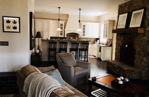 Hot Springs House | Luxury contemporary mountain farmhouse walking distance to The Homestead Resort.