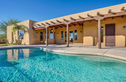 Chaparral Heights House | Luxury desert oasis, pool, 360 mountain views, perfect for families, biz travel.