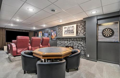 West Omaha House | Luxury Designer Home Theatre Games & BBQ Grill