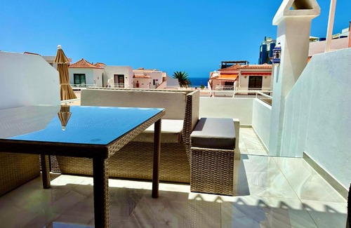 Los Cristianos Apartment | Luxury Diamond - Ocean view, Big terraces, Air Con, Wifi