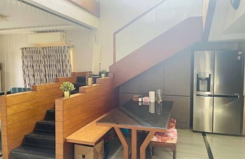 Kukatpalli House | Luxury Duplex - Rooftop Lawn, Hill View, Fire Camp