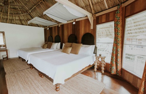 Teakettle Village Resort | Luxury Eco Boardwalk Cabana in the Beautiful Belizean Rainforest.