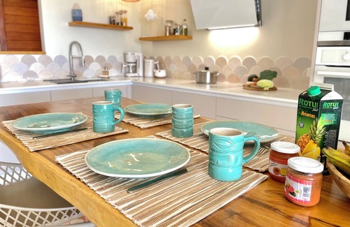 Punaauia Condo | Luxury Eden & SPA - private jacuzzi - Sunset lagoon view - pool - Wifi